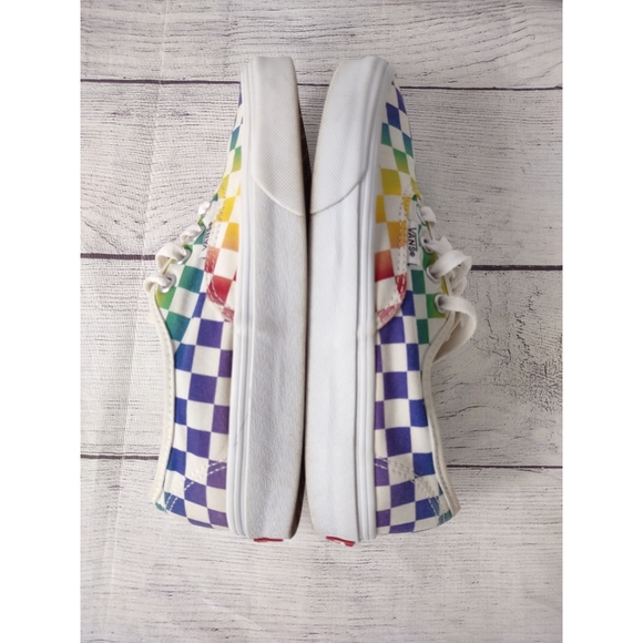 Vans Rainbow Doheny Checkerboard Shoes 6.5 - Picture 5 of 9